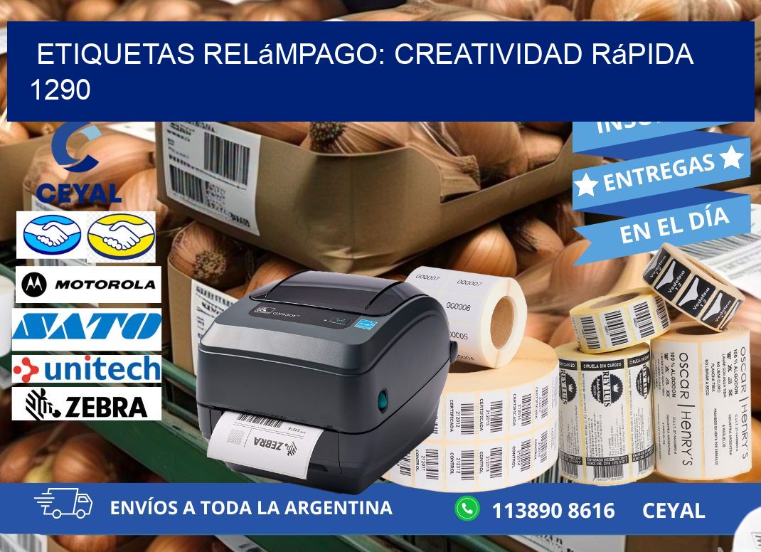 Etiquetas Relámpago: Creatividad Rápida 1290