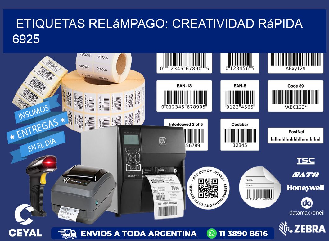 Etiquetas Relámpago: Creatividad Rápida 6925