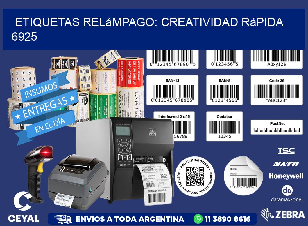 Etiquetas Relámpago: Creatividad Rápida 6925