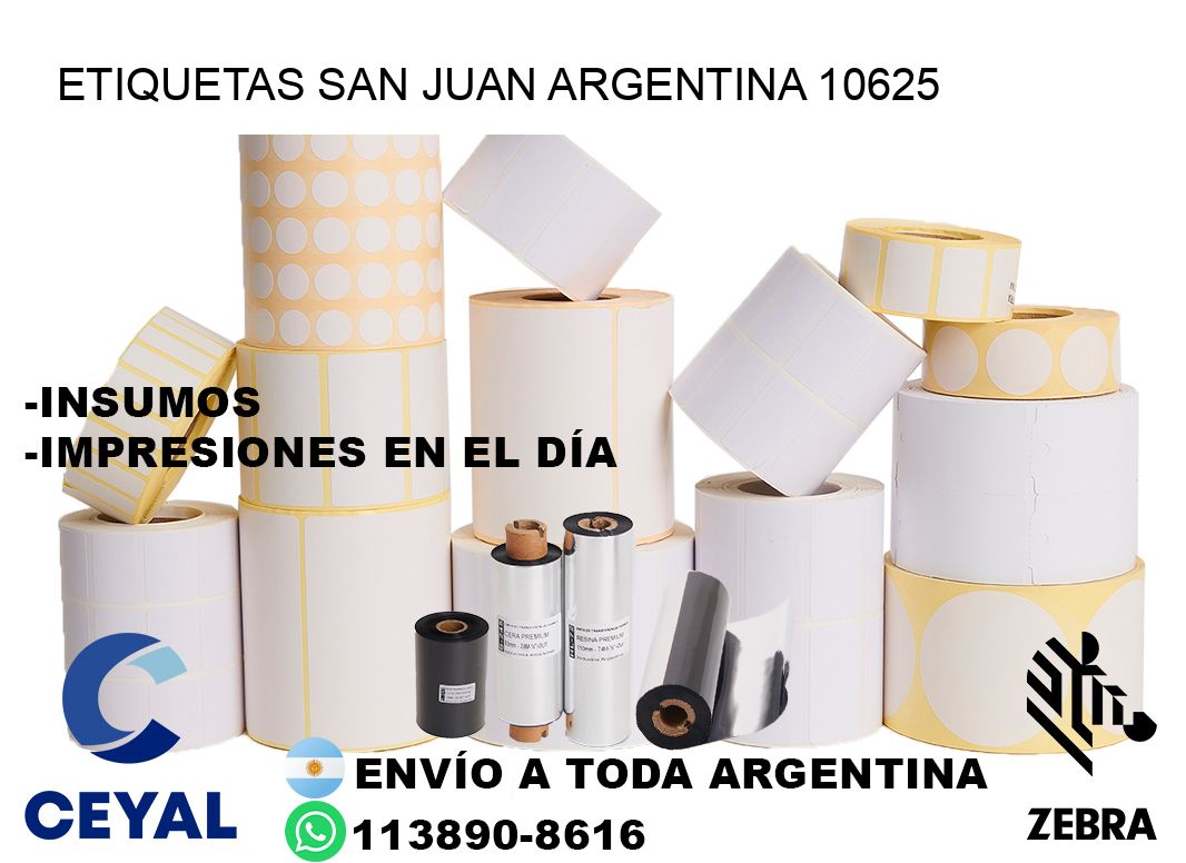 Etiquetas San Juan Argentina 10625