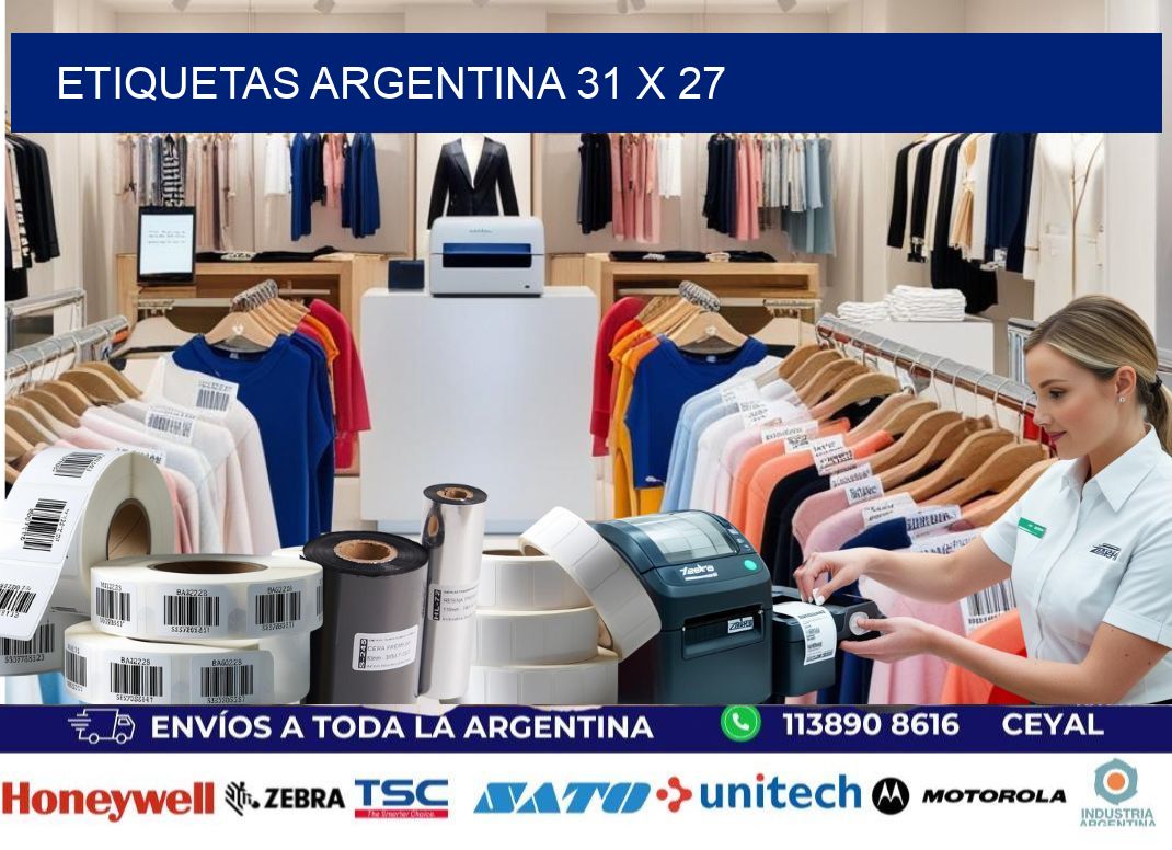 Etiquetas argentina 31 x 27
