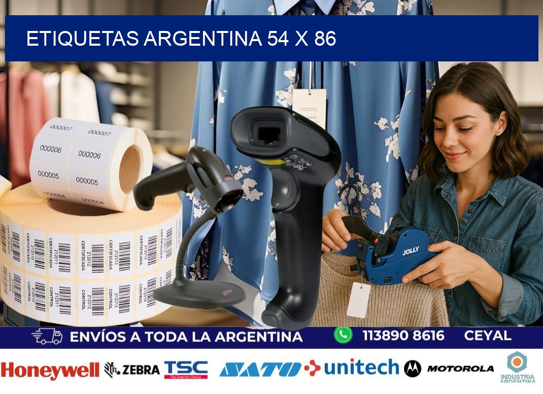 Etiquetas argentina 54 x 86