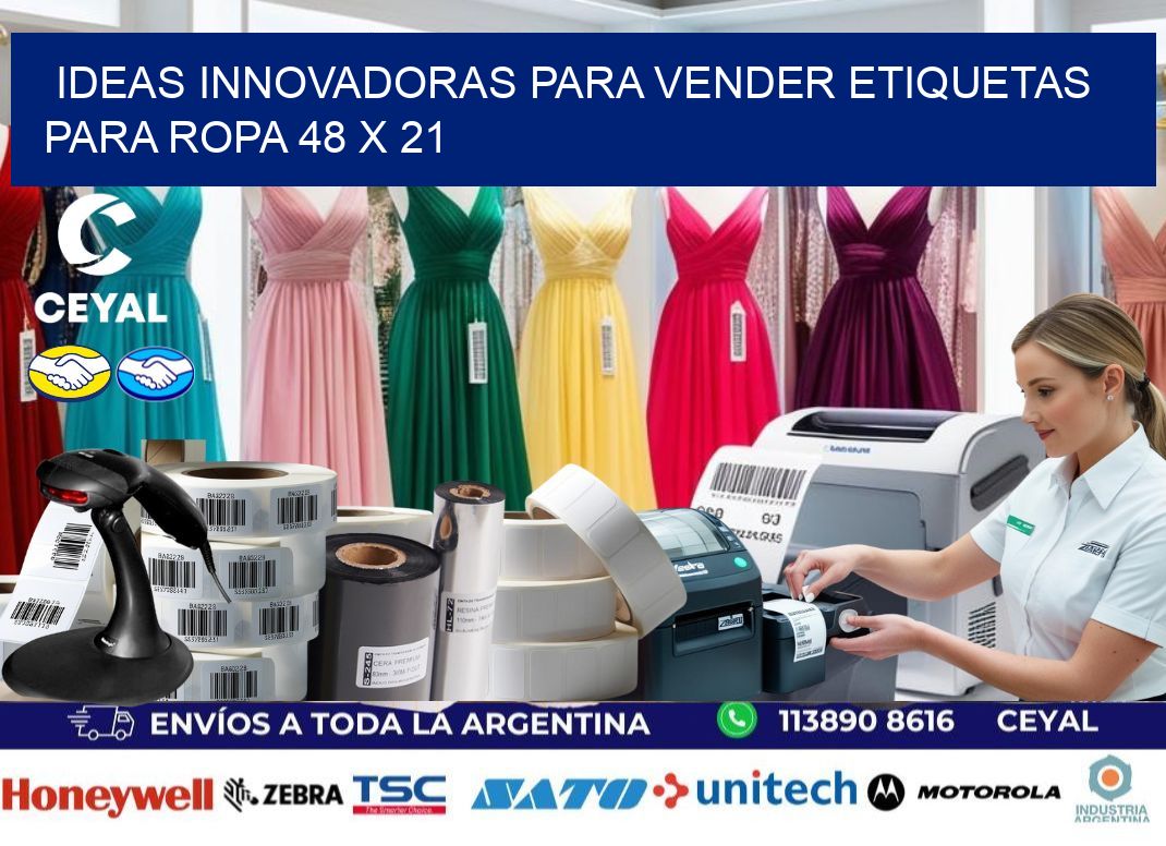 Ideas Innovadoras para Vender Etiquetas para Ropa 48 x 21