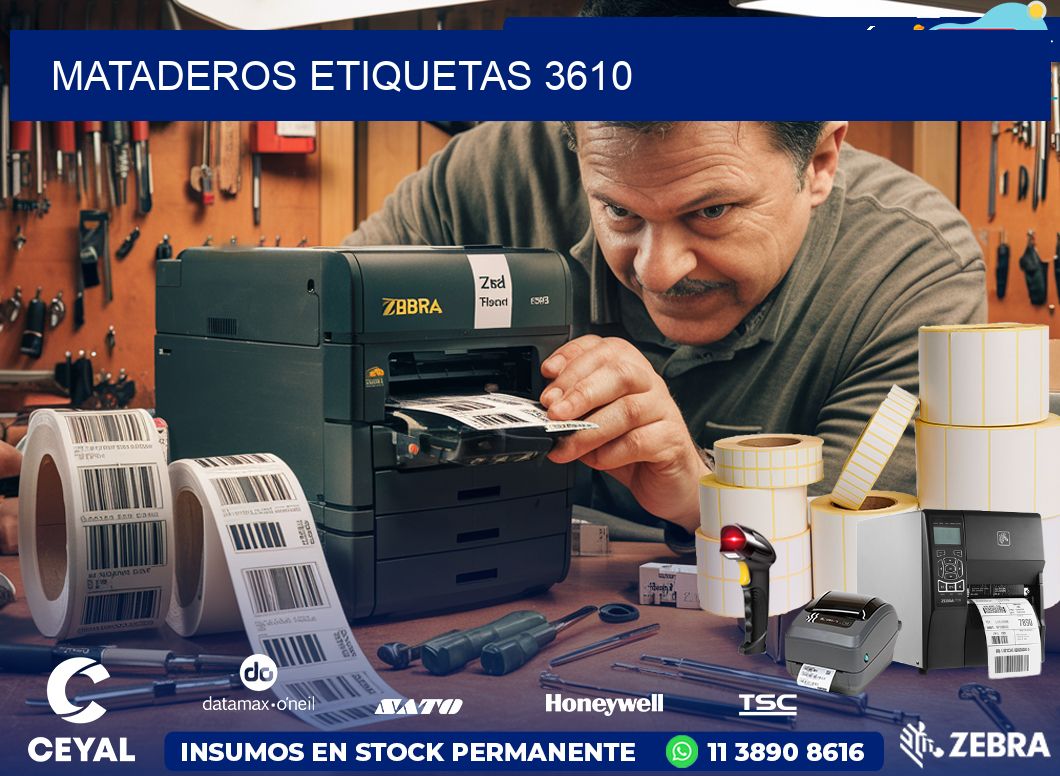 Mataderos etiquetas 3610