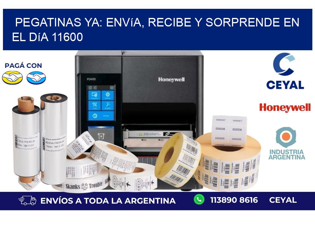 Pegatinas Ya: Envía, Recibe y Sorprende en el Día 11600