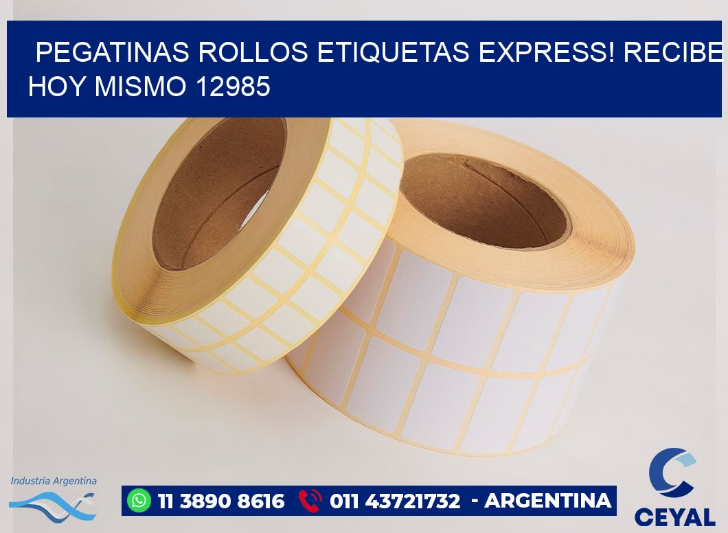 Pegatinas rollos etiquetas Express! Recibe Hoy Mismo 12985