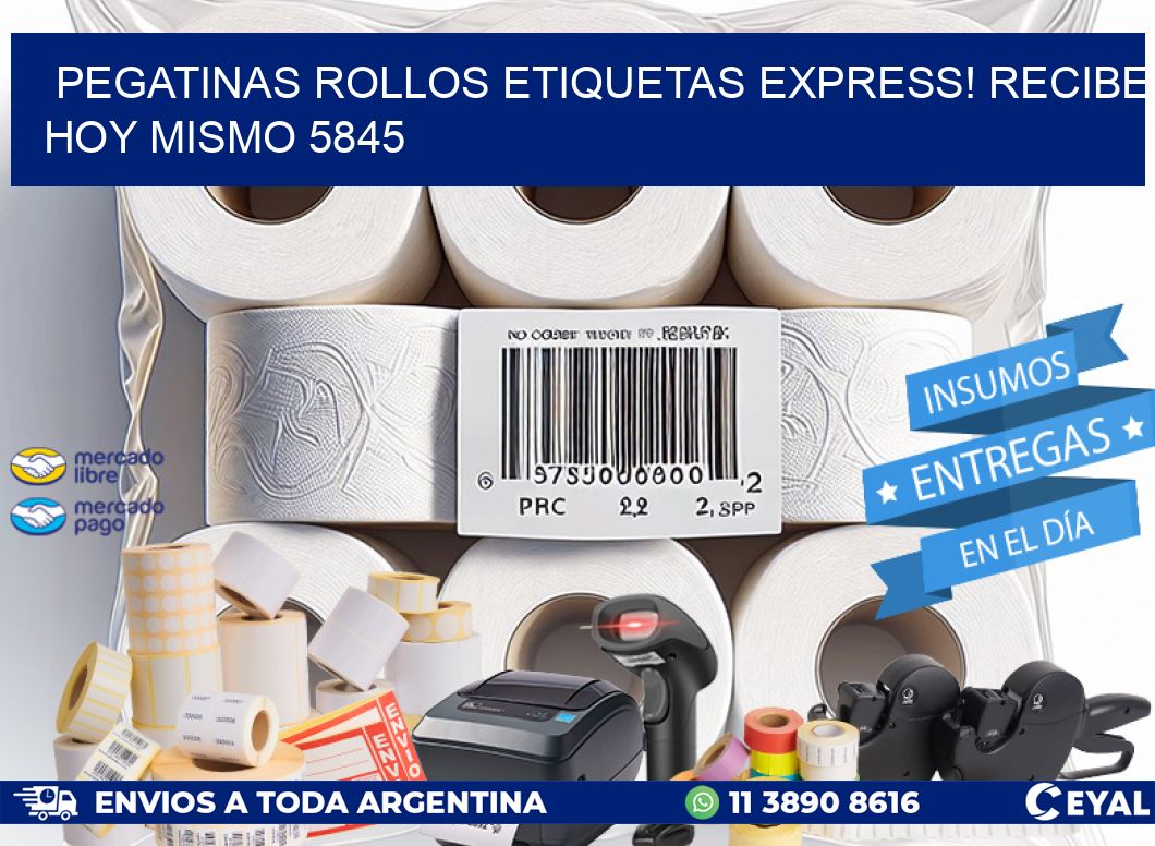 Pegatinas rollos etiquetas Express! Recibe Hoy Mismo 5845