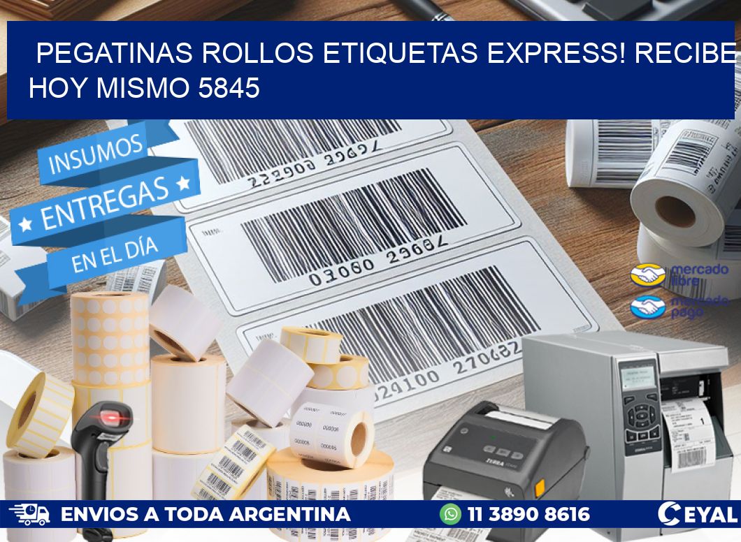 Pegatinas rollos etiquetas Express! Recibe Hoy Mismo 5845