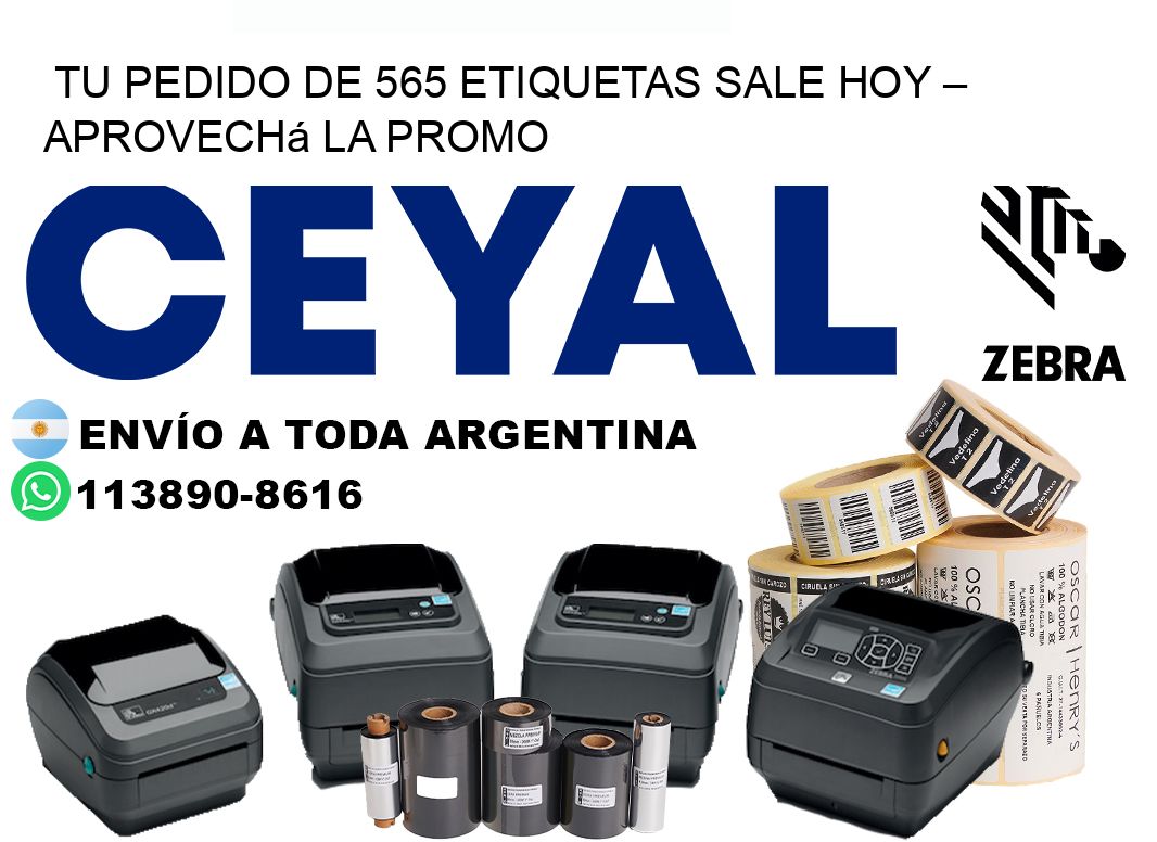 Tu Pedido de 565 etiquetas Sale Hoy – Aprovechá la Promo