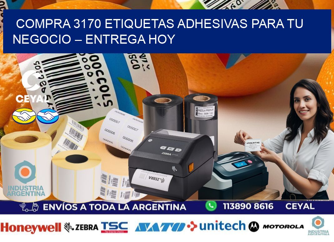 compra 3170 Etiquetas Adhesivas para Tu Negocio – Entrega Hoy