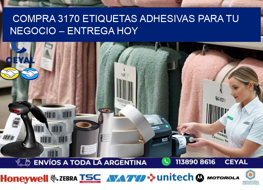 compra 3170 Etiquetas Adhesivas para Tu Negocio – Entrega Hoy