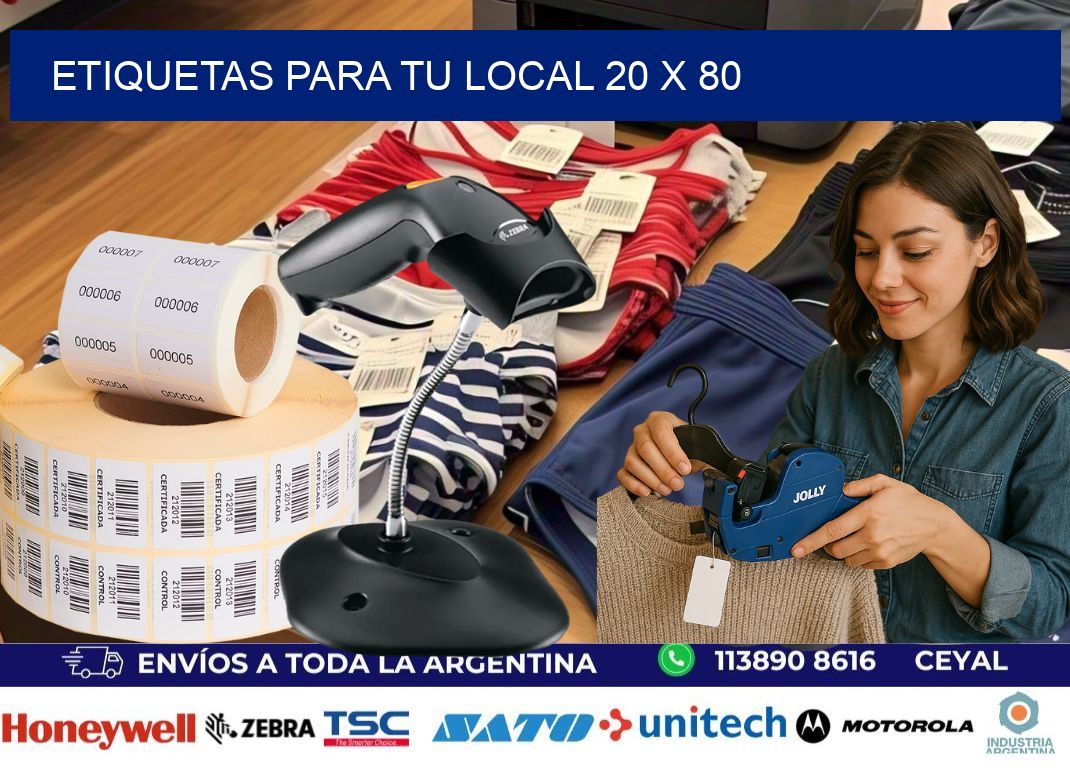etiquetas para tu local 20 x 80