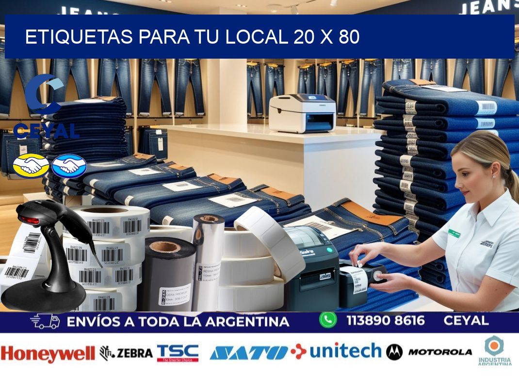 etiquetas para tu local 20 x 80