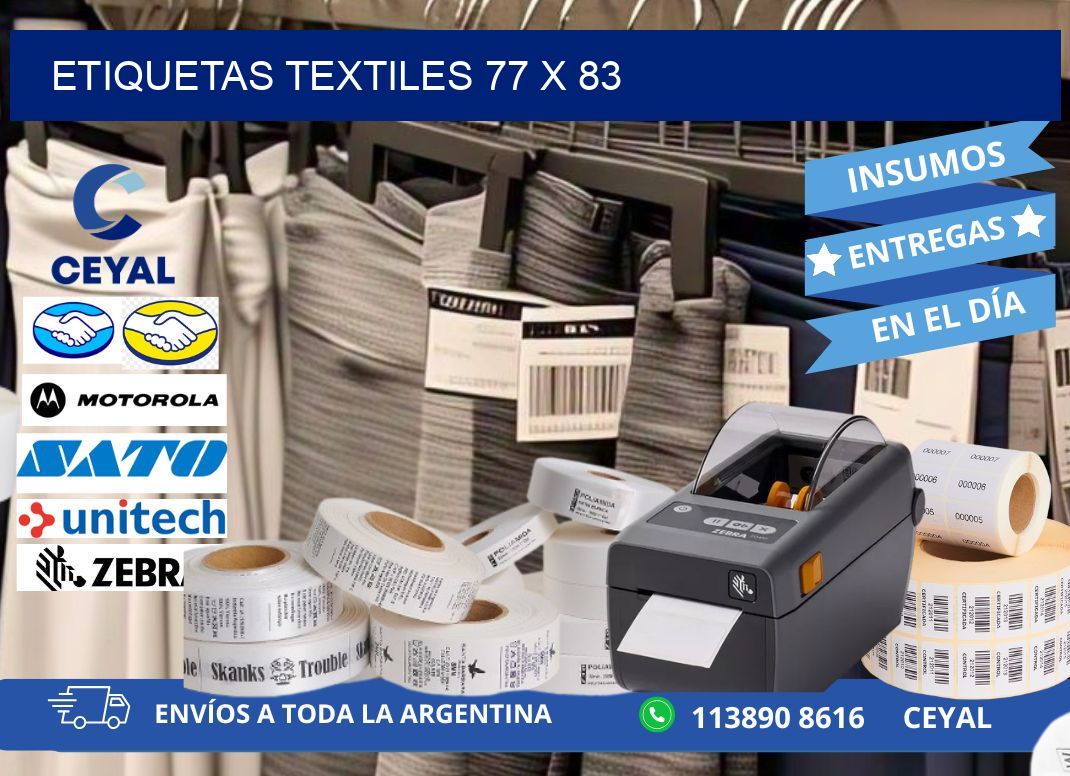 etiquetas textiles 77 x 83
