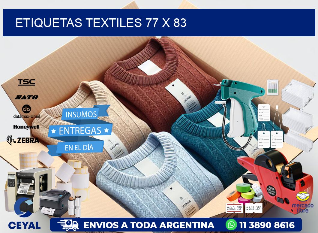 etiquetas textiles 77 x 83