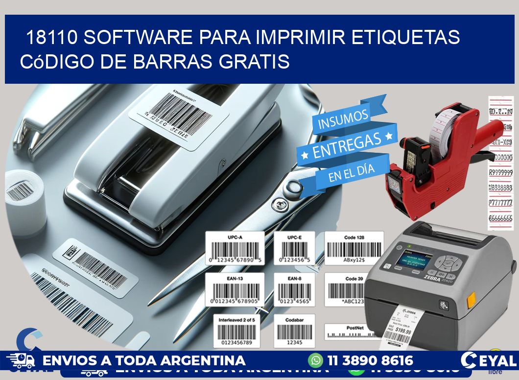 18110 Software para imprimir etiquetas código de barras gratis