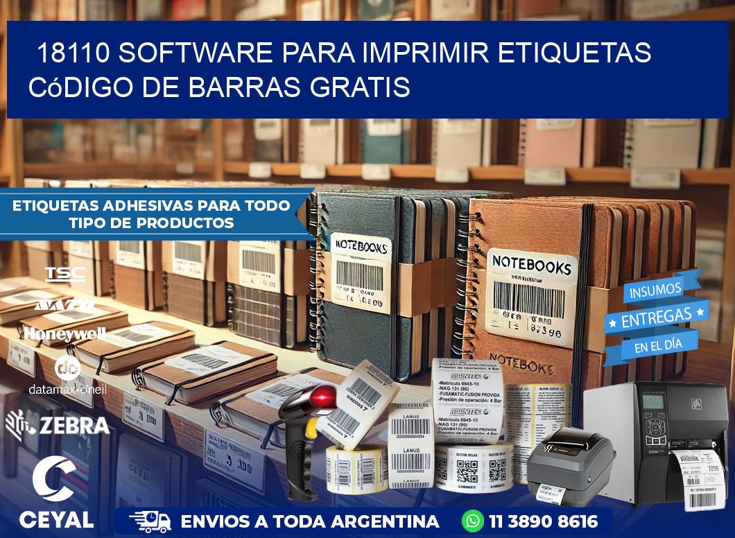 18110 Software para imprimir etiquetas código de barras gratis