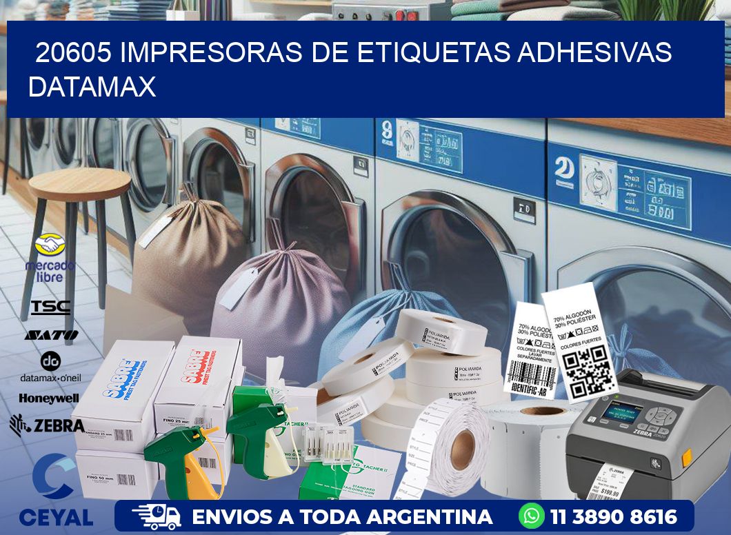 20605 impresoras de etiquetas adhesivas datamax
