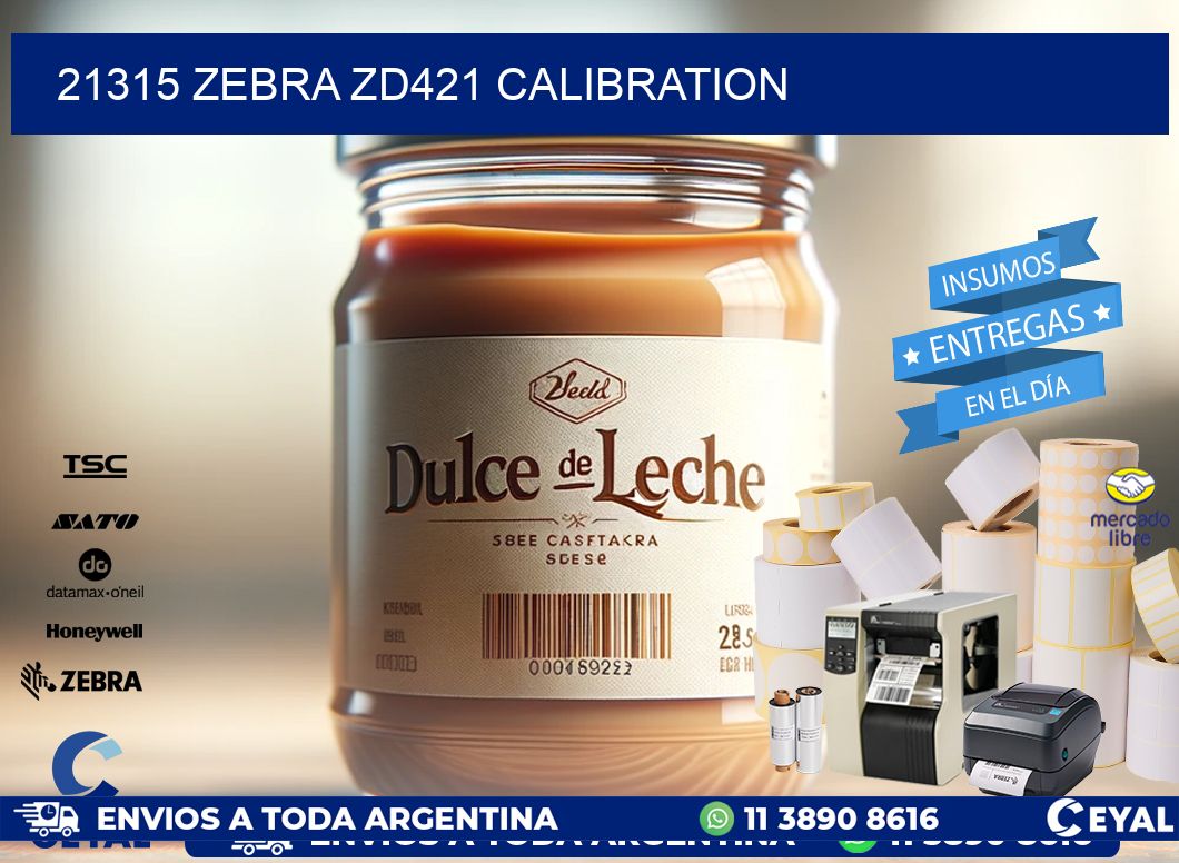21315 Zebra ZD421 Calibration