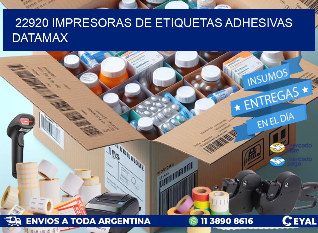 22920 impresoras de etiquetas adhesivas datamax