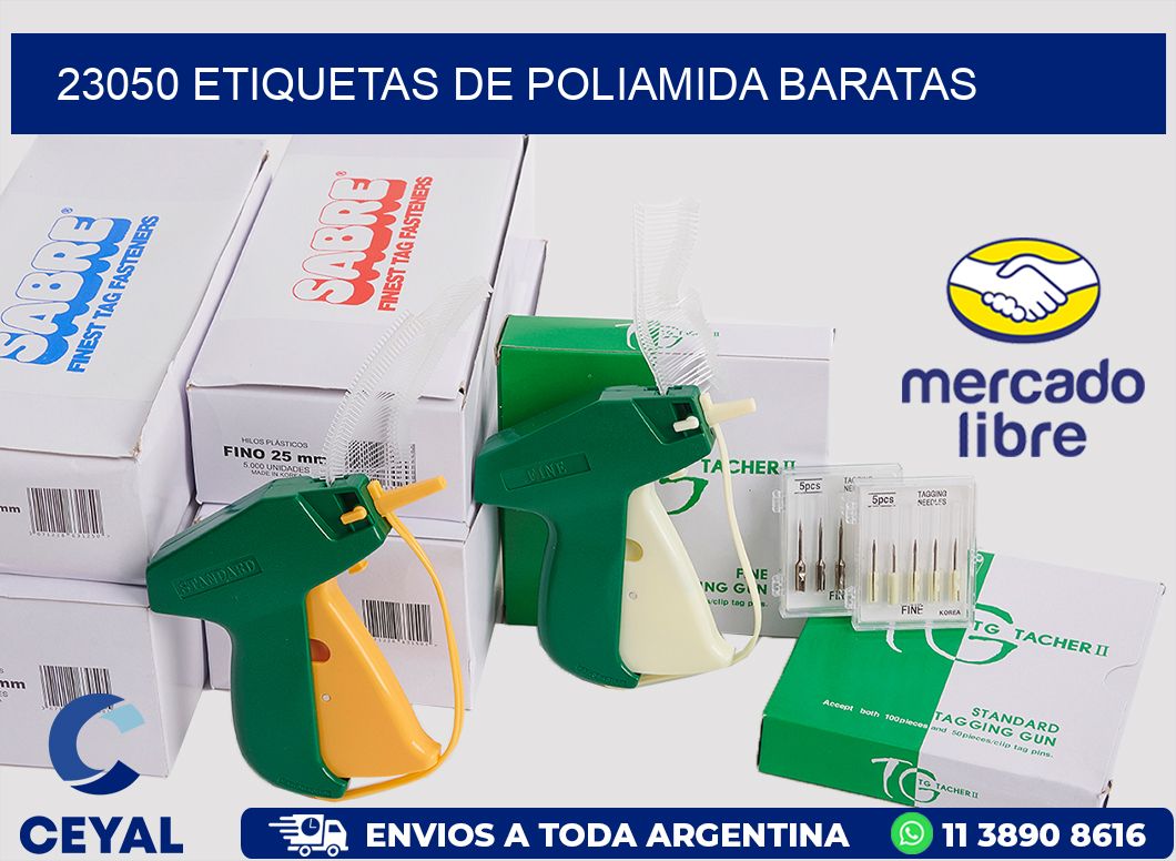 23050 etiquetas de poliamida baratas