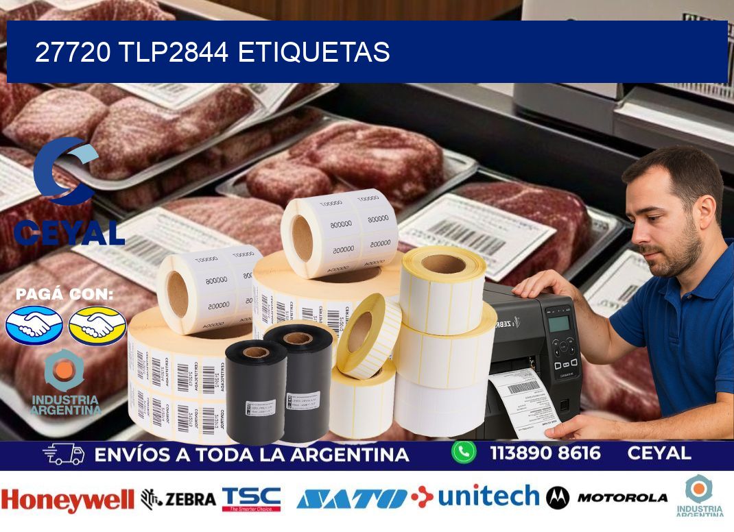 27720 TLP2844 etiquetas