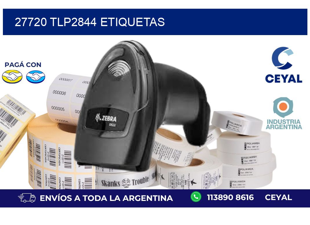27720 TLP2844 etiquetas