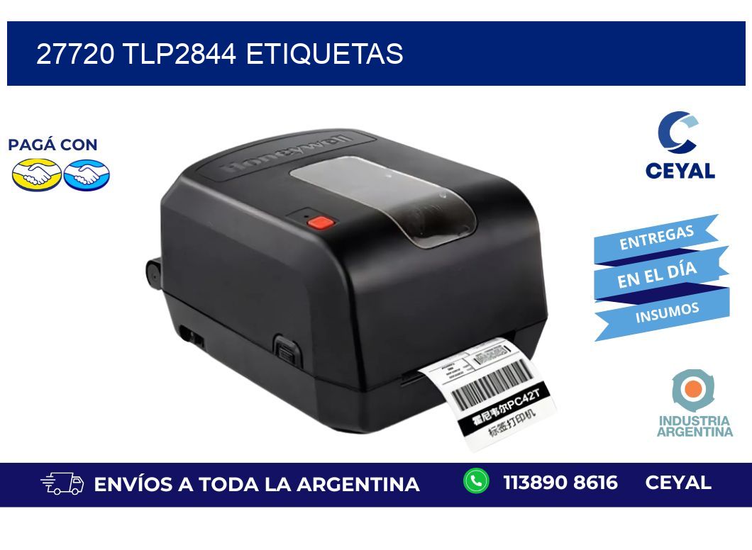 27720 TLP2844 etiquetas