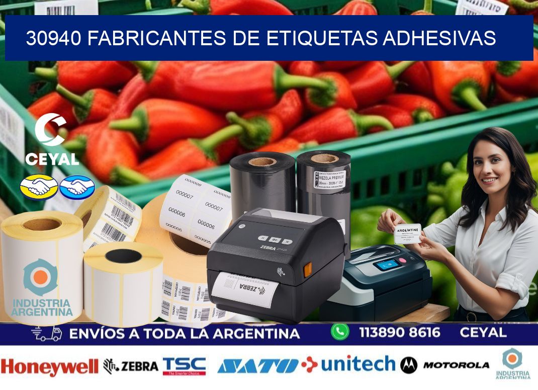 30940 Fabricantes de etiquetas adhesivas