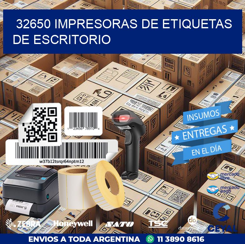32650 impresoras de etiquetas de escritorio