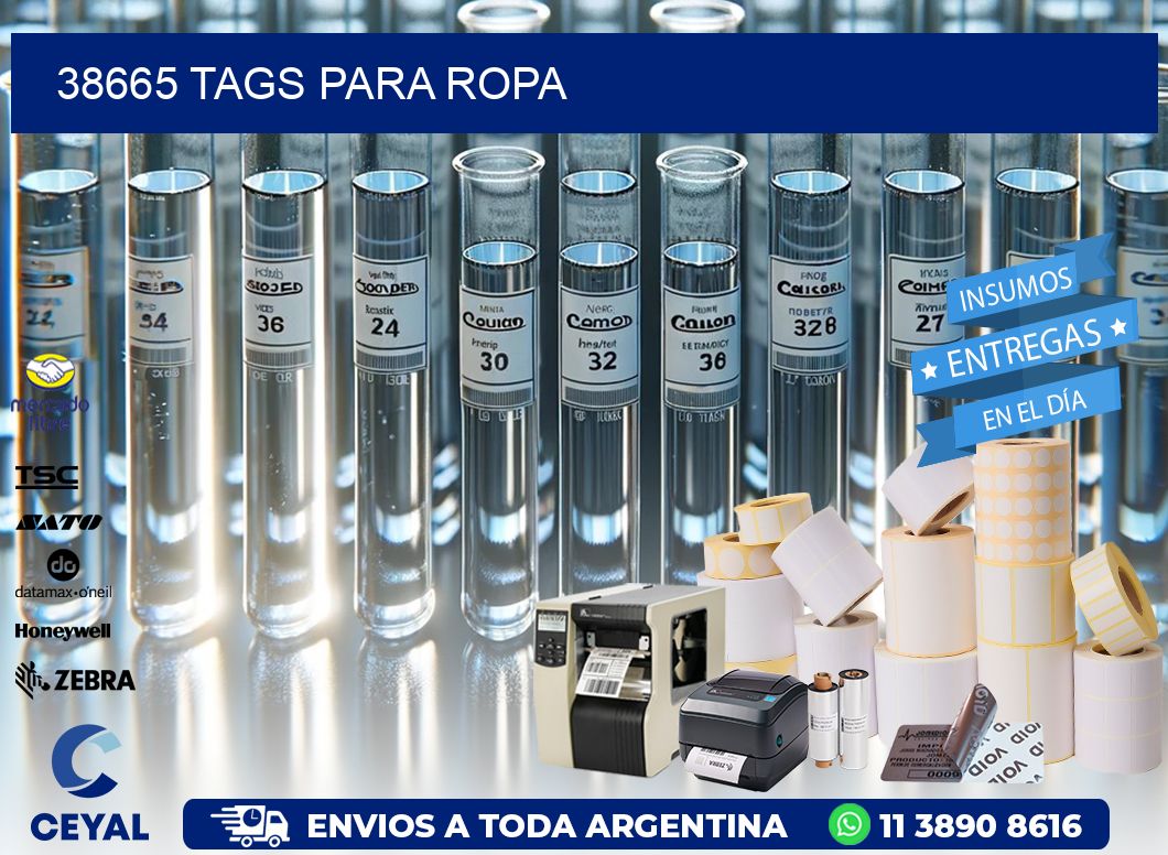 38665 Tags para ropa