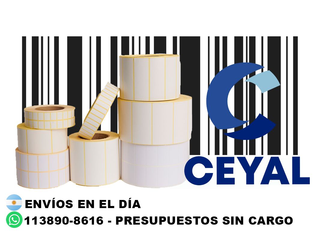 5 cajas de etiquetas 91 x 91
