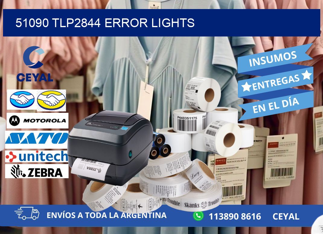 51090 TLP2844 error lights
