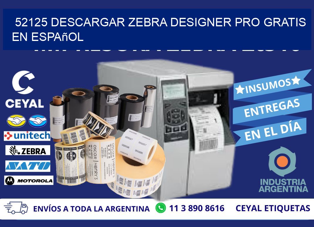 52125 Descargar Zebra Designer Pro gratis en Español