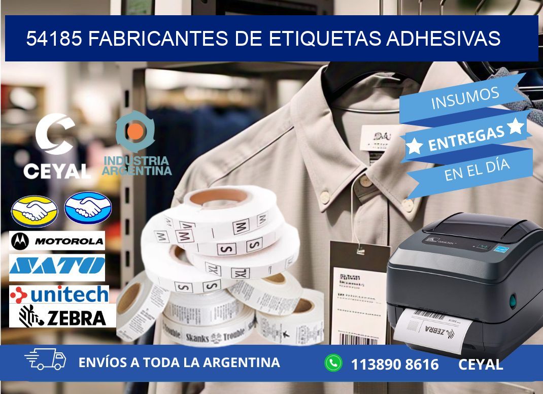 54185 Fabricantes de etiquetas adhesivas