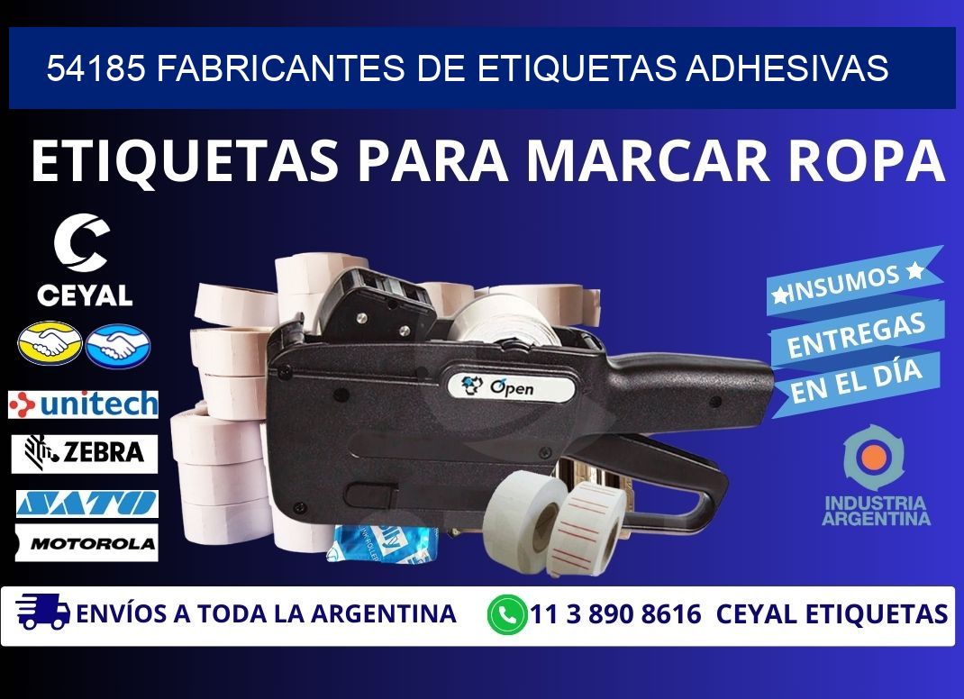 54185 Fabricantes de etiquetas adhesivas