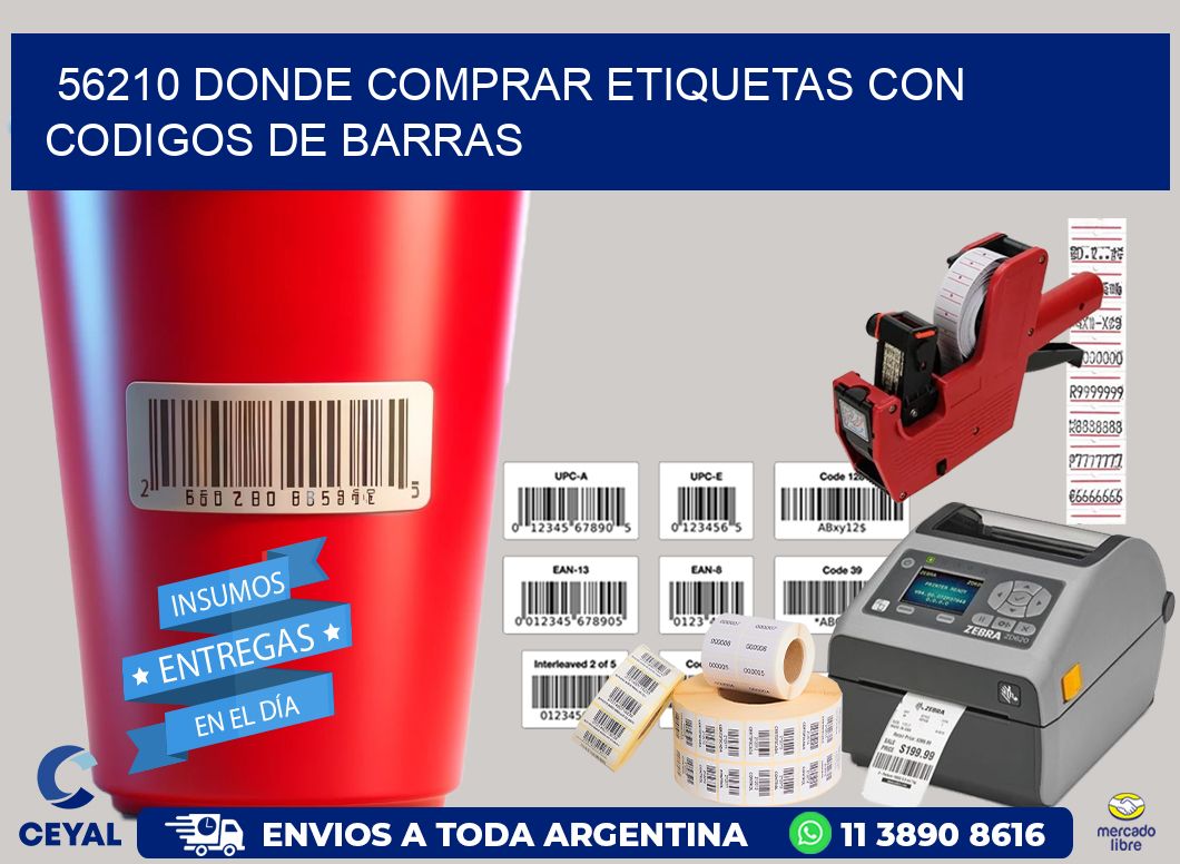 56210 Donde comprar etiquetas con codigos de barras