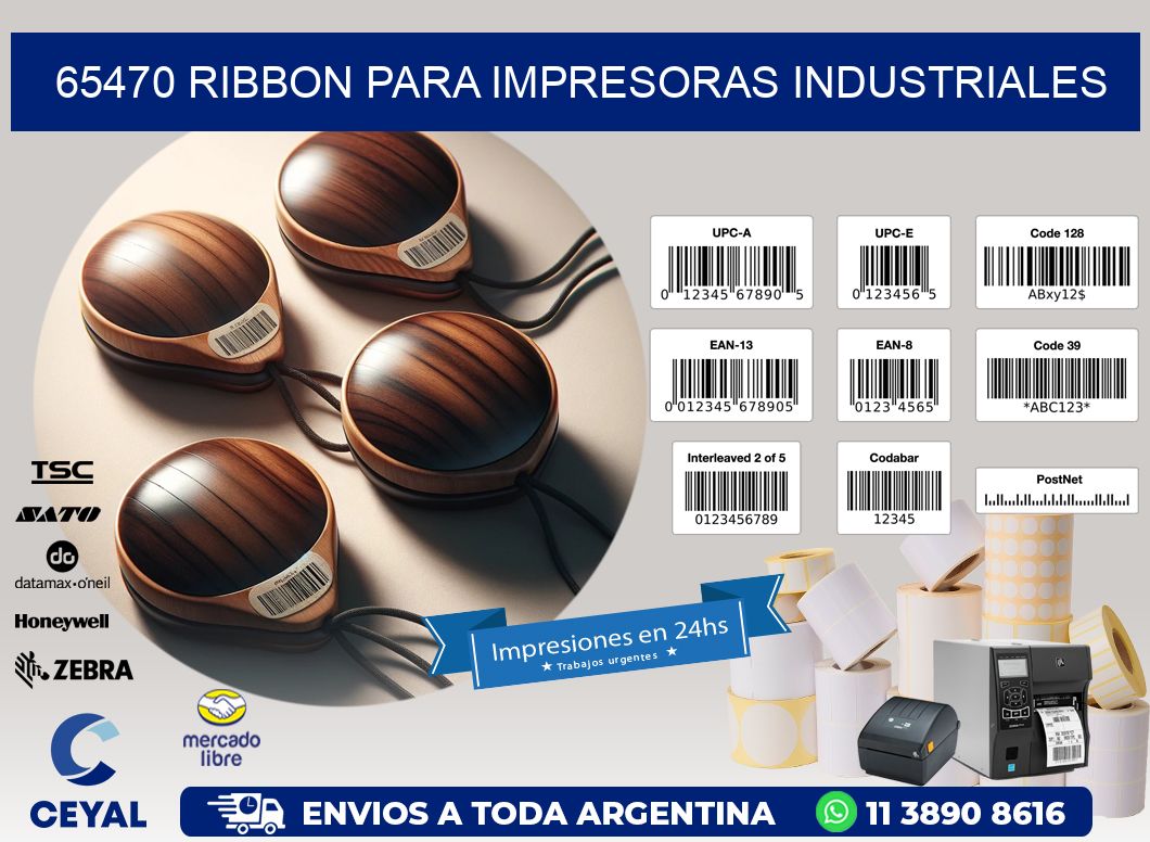 65470 Ribbon para impresoras industriales