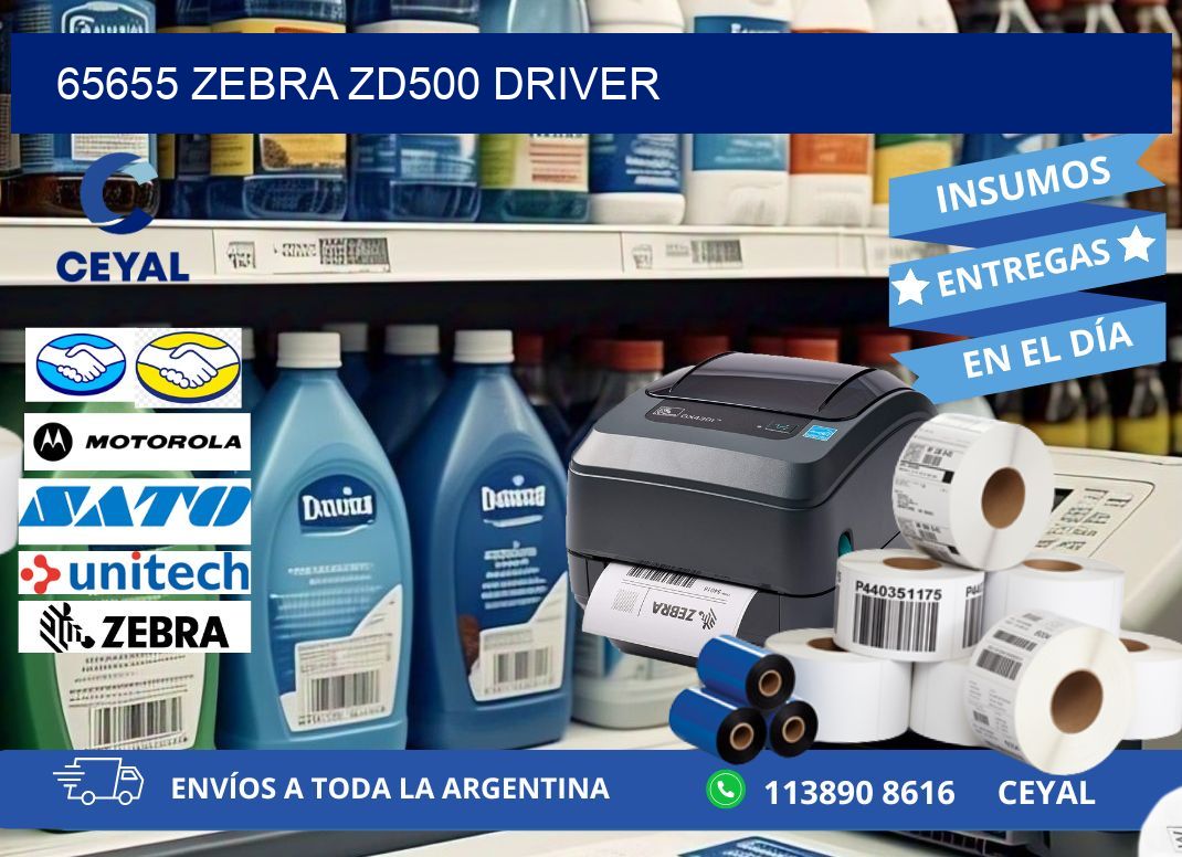65655 Zebra ZD500 driver