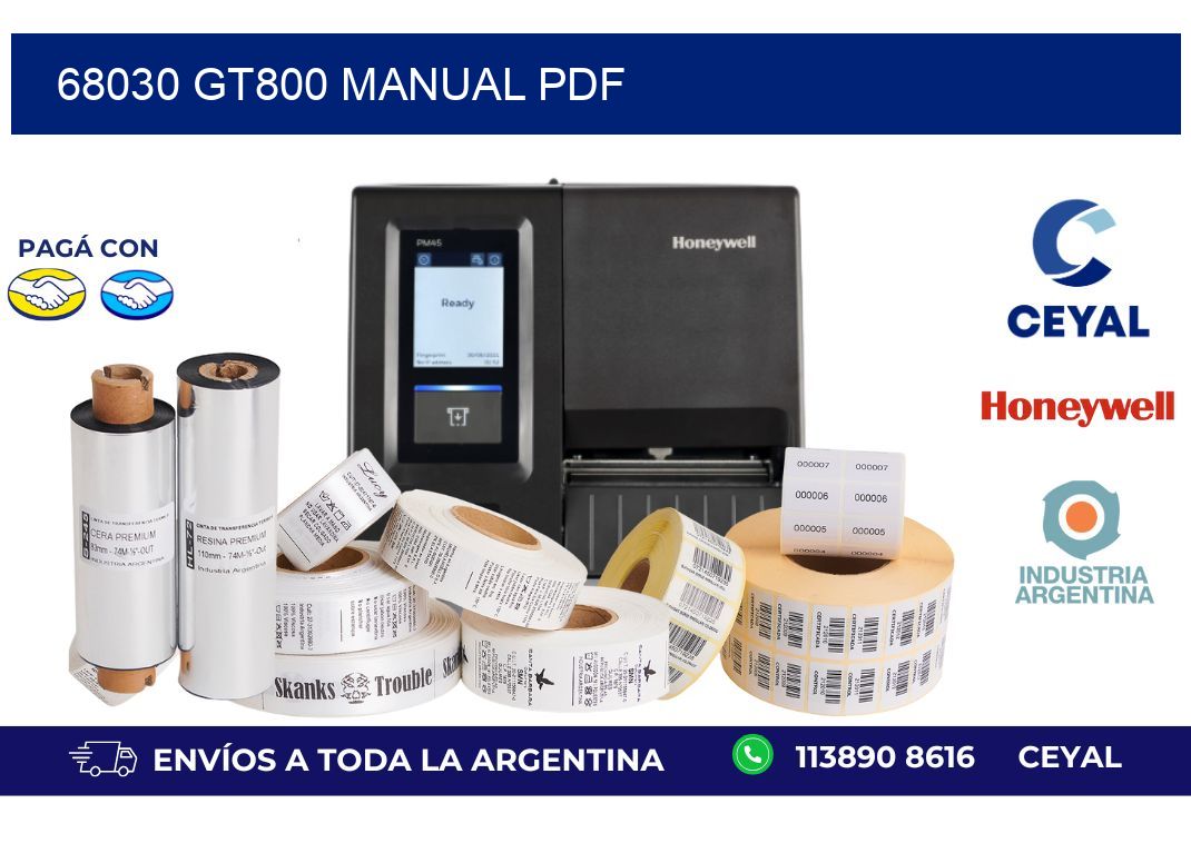 68030 GT800 manual PDF