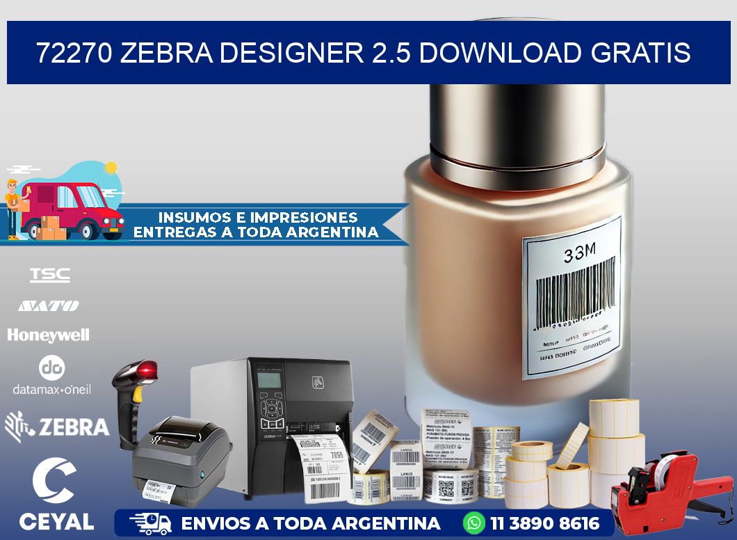 72270 Zebra designer 2.5 download gratis