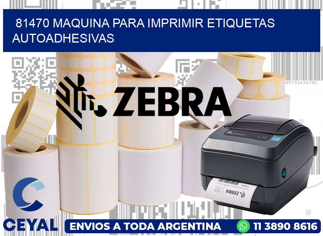 81470 maquina para imprimir etiquetas autoadhesivas