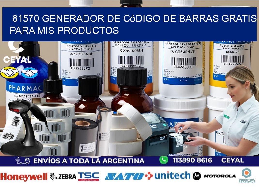 81570 Generador de código de barras gratis para mis productos