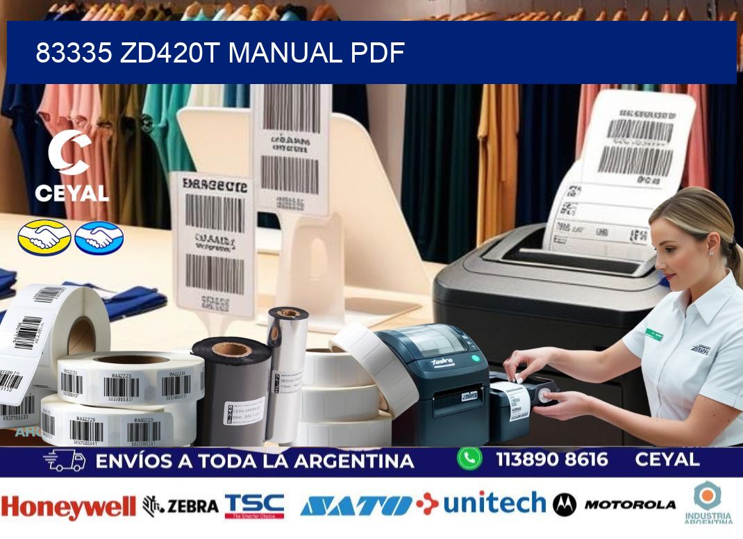 83335 ZD420t manual PDF