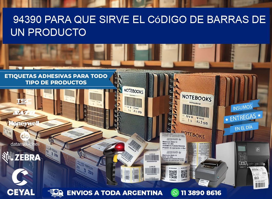 94390 Para que sirve el código de barras de un producto