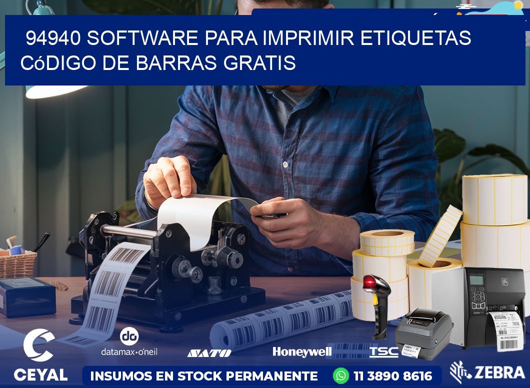 94940 Software para imprimir etiquetas código de barras gratis