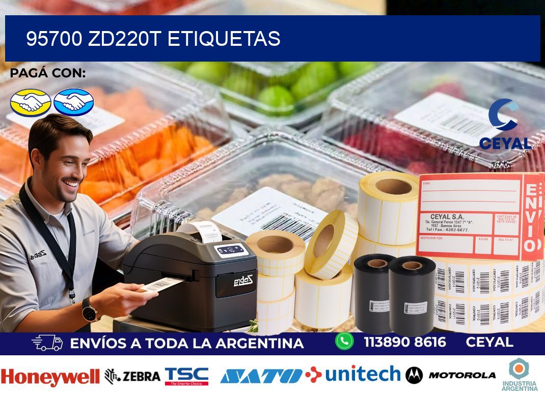 95700 ZD220t etiquetas