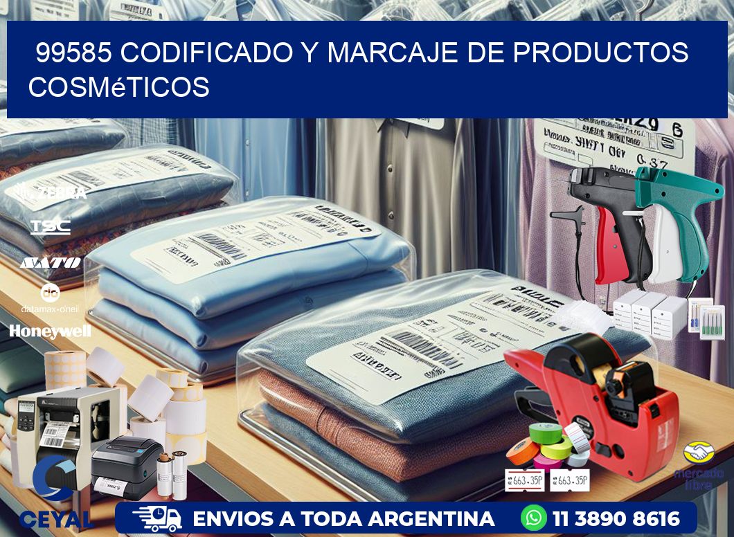 99585 codificado y marcaje de productos cosméticos