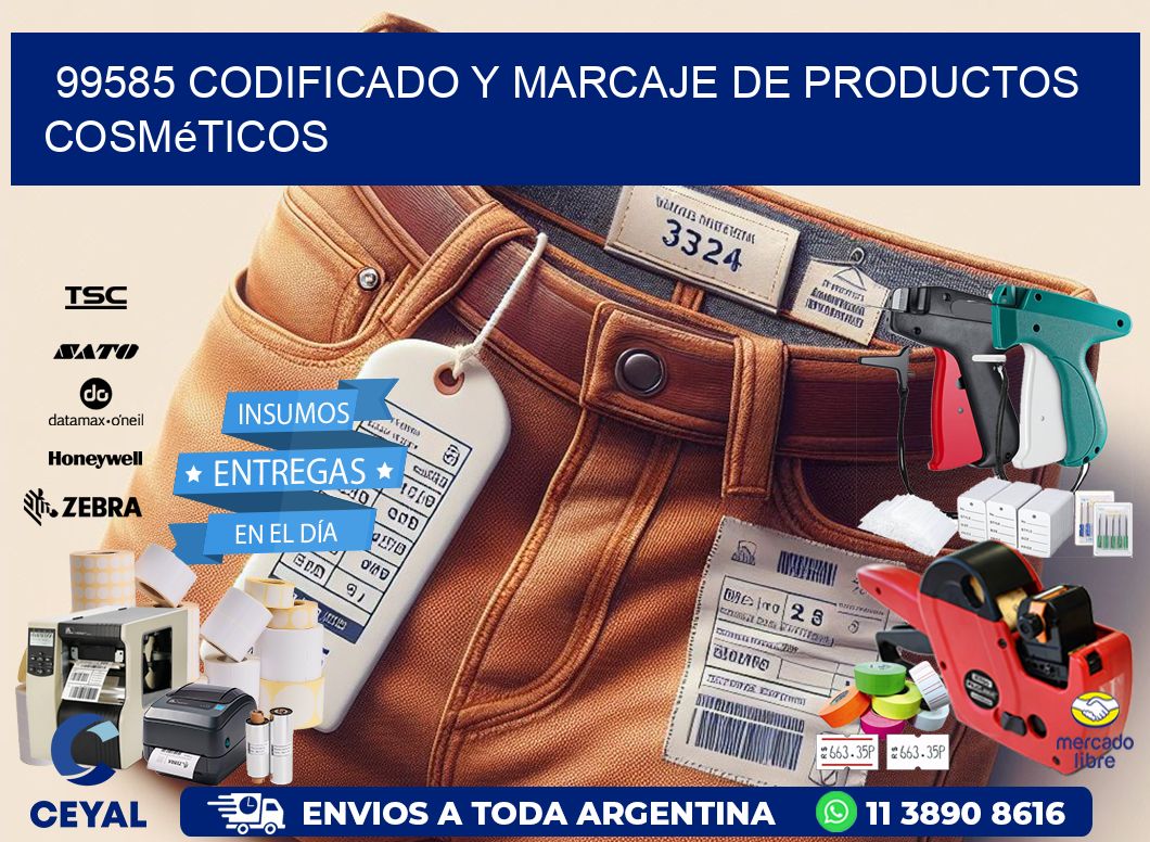 99585 codificado y marcaje de productos cosméticos
