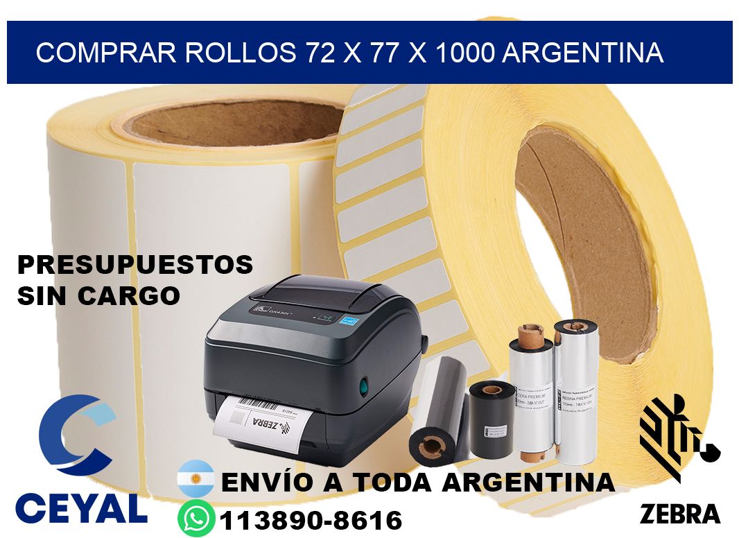 Comprar Rollos 72 x 77 x 1000 argentina